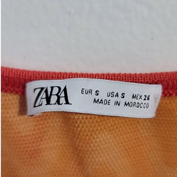 Zara Jacquard Stretch Bodycon Mini Dress Small - Picture 4 of 9